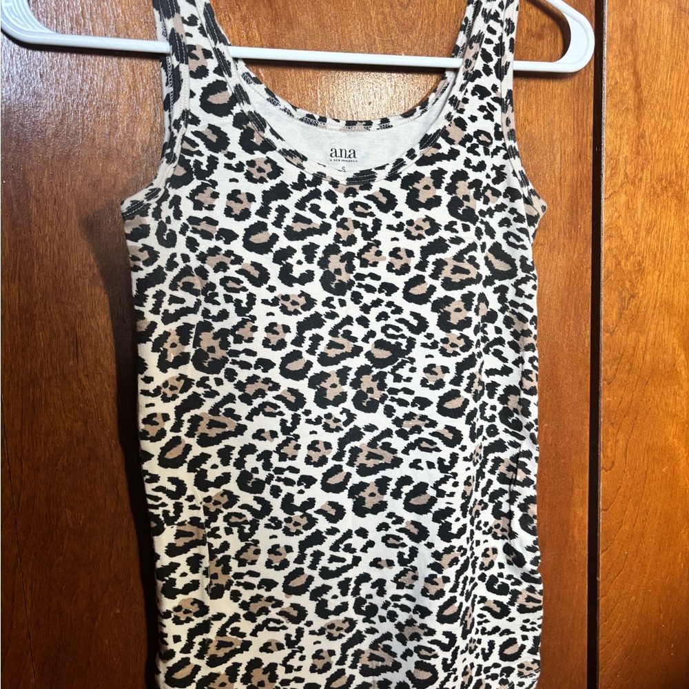 a.n.a Animal Print Sleeveless Top